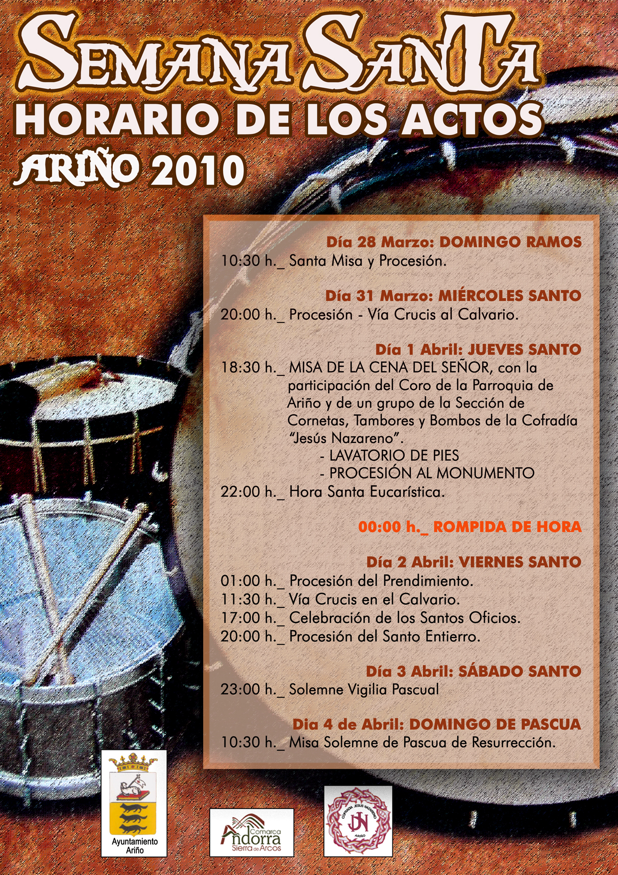 Semana Santa en Ariño 2010 Ariño